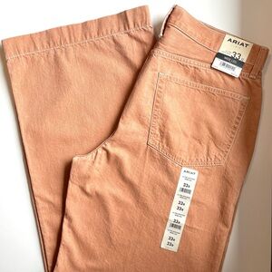 Ariat Ultra High Lyla Trouser - Wide Leg & Coral - Size 33R